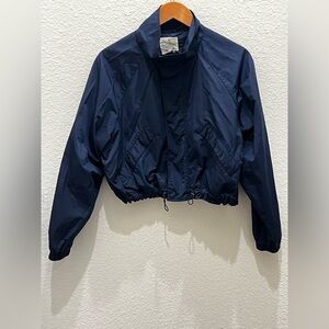 Aerie Dark Blue Bomber Jacket